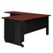 Fusion Fusion L-Desks with Storage, 72 D X 29 H, 72 W X Wood, Metal MLD723042CH - alternate 2